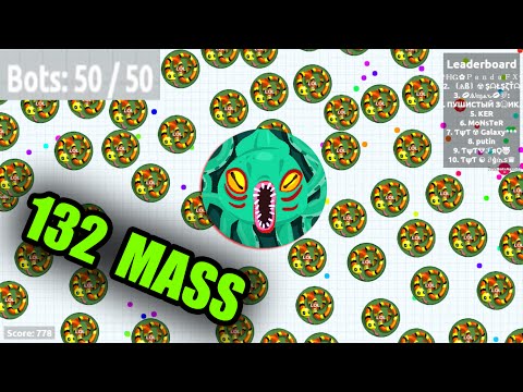 Agar.io – ¡¿EL TRUCO MÁS GRANDE?! 50 JUEGOS GRATIS DE 132 MASS BOTS // ¡1000 EN SEGUNDOS! (Agario)