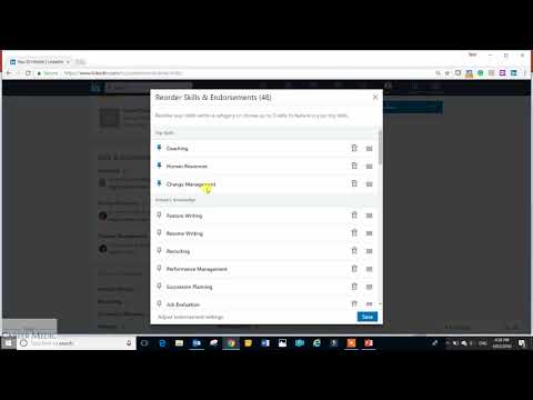 Skills and endorsements change on LinkedIn March 2018 Skills and endorsements change on LinkedIn March 2018