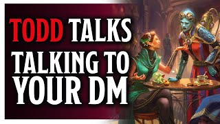 Todd Talks - Talking to your Dungeon Master - With Jim Davis (WebDM)