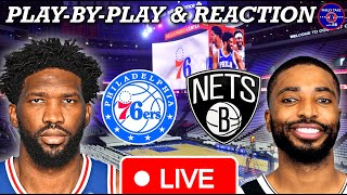 Philadelphia Sixers vs Brooklyn Nets Live Play-By-Play & Reaction
