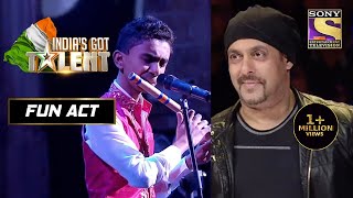 इस Flute Artist के Act को मिला Salman से Standing Ovation | India's Got Talent Season 7 | Fun Act