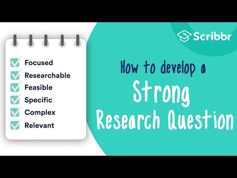 What are the steps in developing a research question Brainly?