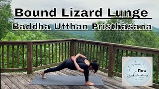 Bound Lizard Pose Yoga (Baddha Utthan Pristhasana) | One Minute Yoga | Yoga Flow With Kim