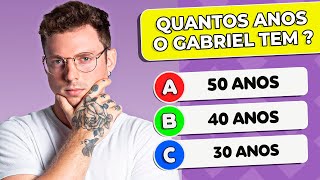 SUPER QUIZ DO GABRIEL POPOFF 🥰✨ O Quanto você sabe sobre o Gabriel Popoff?