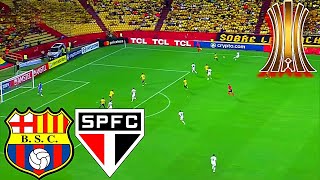 Barcelona vs Sao Paulo Copa Libertadores 2024 Fecha 3