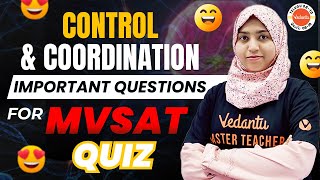 Control and coordination | MVSAT Quiz