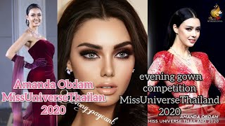 Amanda Obdam evening gown competition MissUniverseThailand2020