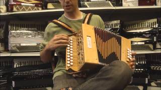 SALTBOU218GCCW - NEW Cherry Saltarelle Bouebe Diatonic Button Accordion G C MM 21 8 $1699