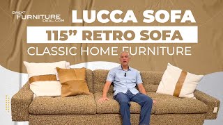 Lucca Sofa by Classic Home Furniture - Revamp Your Space with this Retro-Inspired Piece