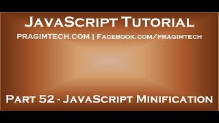 JavaScript Minification