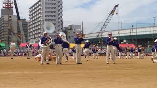 淀工　体育祭　マーチング　2017