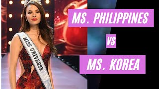 Ms. philippines universe Vs Ms. Korea