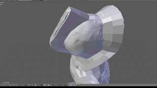 retopology in Blender of a single camera 3D capture (Nikon D50)