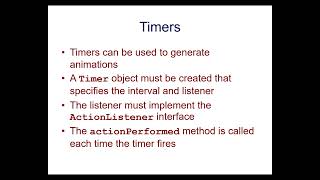 Intermediate Java Programming - Graphics and GUIs Part 2