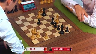 Prime Ding Was Unstoppable 🗿🗿 !! Ding Liren(2776) Vs Magnus Carlsen(2809) !! Blitz 2019 !!