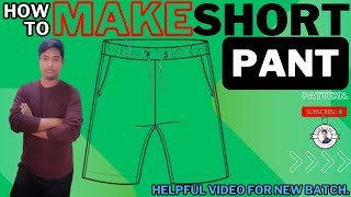 how to make short pant pattern | short pants sewing tutorial | Winda Cad Tutorial |