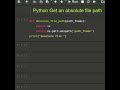 #python program to get an absolute file path
