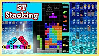 Tetris 99 - Trying Out ST Stacking