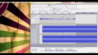 Add background music to your audio using Audacity