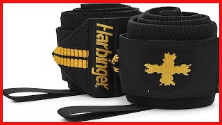 Harbinger Red Line 18-Inch Weightlifting Wrist Wraps for Men and Women (Pair)