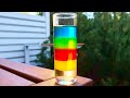 How To Make a RAINBOW WATER | Sugar Water Density Experiment