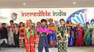 Traditional attire of all states in India - By Grade 2 Incredible India