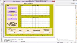 Audio Compression Using Matlab Project with Source Code
