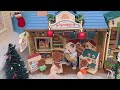 bustling christmas shopping trip in sylvania my big sylvanian families set up for winter 2024