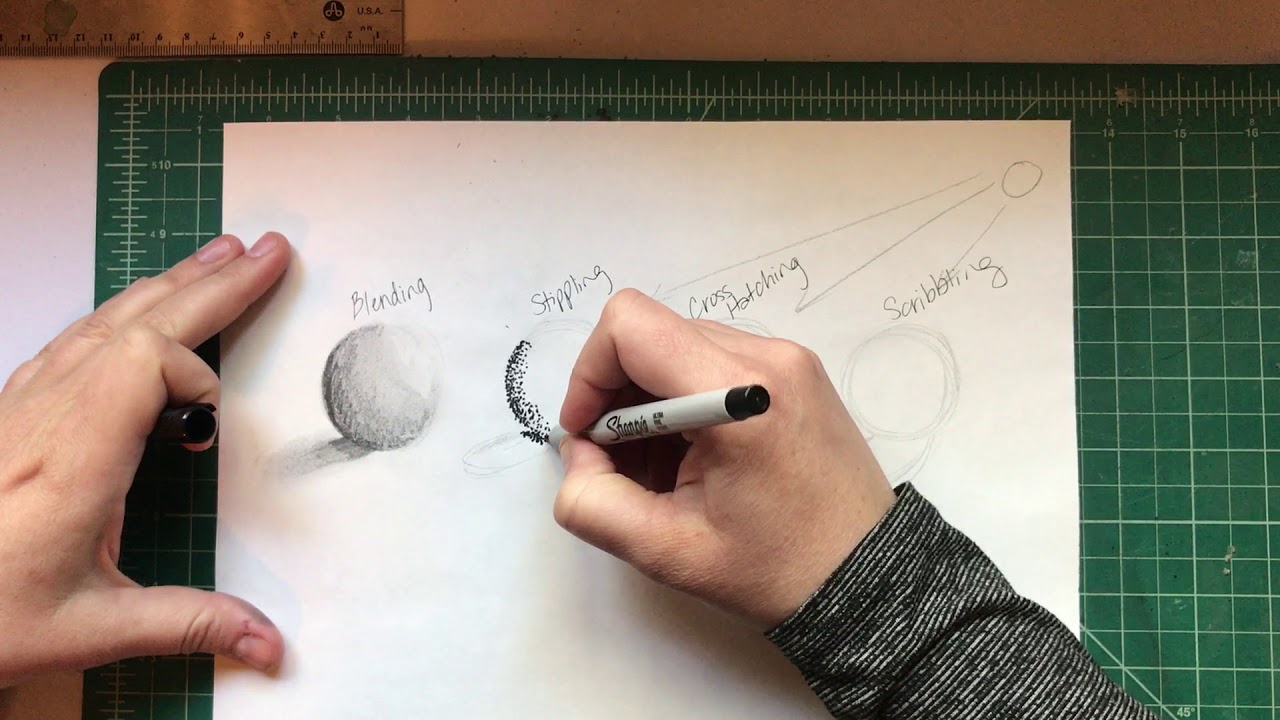 How To Shade Spheres - YouTube