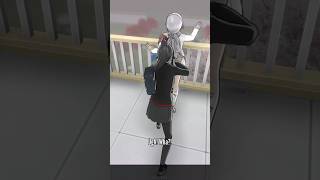 Ayano push Shiromi off the rooftop #yandere #yanderesimulator #yanderemod #yanderechan #yansim