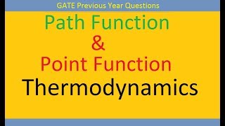 Point Function and Path Function in Hindi Thermodynamics Tutorial