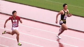 2013ジュニア陸上男子 200ｍ 予選4組 2013 10 20