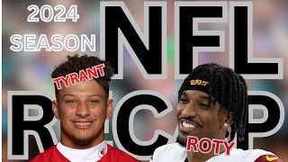 NFL 2024-2025 SEASON RECAP (week 1 - week 9)