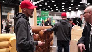 Learn from a timber expert ft. Milled Log Homes by T.L. Timber   #TradeShowTV