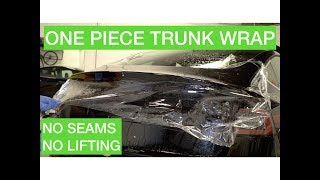 Tesla Sedan Trunk PPF Wrap - ONE PIECE - NO SEAMS