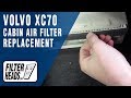 How to Replace Cabin Air Filter 2004 Volvo XC70