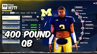 MY 400 POUND QUARTERBACK IS CRAZY‼️‼️(CFB 25 GAMEPLAY)