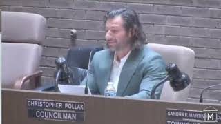 Fiery exchange between newly elected councilman Christopher Pollak and Mayor Kuhn.