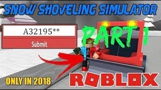 Latest Codes In Snow Shoveling Simulator 2018 Roblox