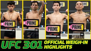 UFC 301: Pantoja vs. Erceg Official Weigh-In Highlights | MMA Fighting