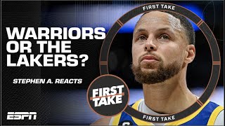 Warriors or Lakers?! Stephen A. reveals who is MORE dangerous 😱 | First Take