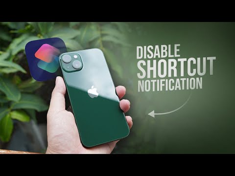 How to Disable Shortcut Notifications on iPhone (Tutorial)