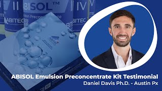 Austin Px discusses the benefits of the ABISOL Emulsion Preconcentrate Kit