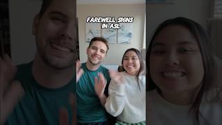 Comment what next sign you want to learn 😊 #farewell #couple #deaf #asl #shorts