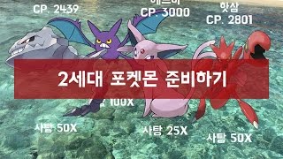 [포켓몬GO] 2세대 포켓몬 준비 : 어떤 사탕을 모아야 하는가?