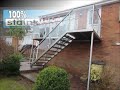 100% stainless ltd installation of balcony steps u0026 balustrade.