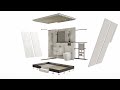 模組化整體衛浴設計提案-Modular Unit Bathroom Animation