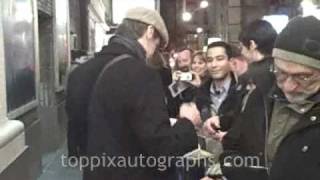 Michael T. Weiss - Signing Autographs at Impressionism Stage Door