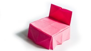 How to make an origami chair