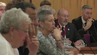 Inside a full council meeting at Worcestershire County Council